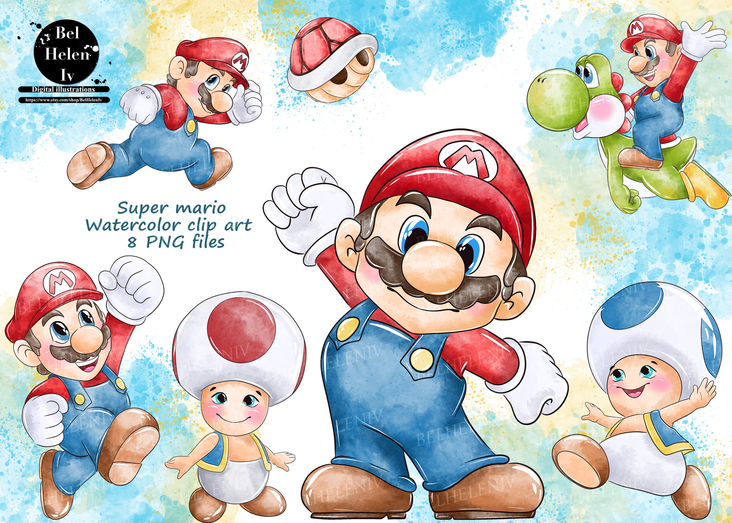 Super Mario Childrens Art Set – Oenart™